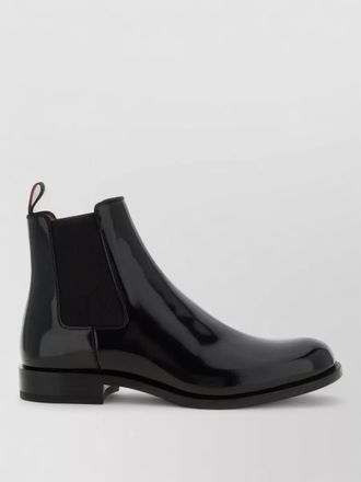 Christian Louboutin leather chelsea ankle boots