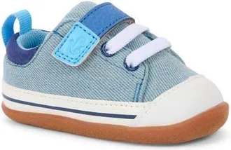 See Kai Run Kids Stevie Mini Sneaker in Washed Denim at Nordstrom, Size 3.5
