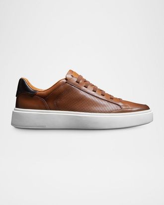 Allen Edmonds Men & apos;s Oliver Leather Slip-On Sneakers