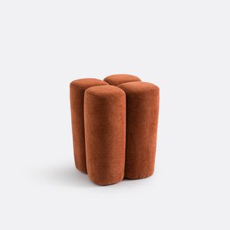 La Redoute Interieurs Vintage polyester poef, Mariane