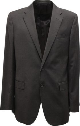 Corneliani Verfijnd Kostuum - Heren - Blazers - Zwart - 3XL - Jassen