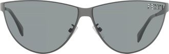Fendi Grey Cat Eye Ladies Sunglasses FE40138U 20A 62
