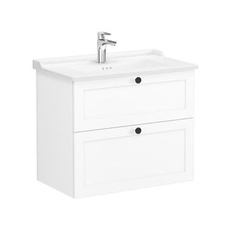 Vitra Mueble de baño con lavabo Root 80x67x46 cm blanco mate (ROOTC80WINTC) - Vitra