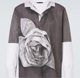 Simone Rocha Printed cotton jersey T-shirt