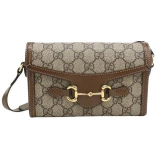 Gucci Pre-owned Cross Body Bags, female, Beige, Size: ONE SIZE Pre-owned Vintage Shoulder Bag