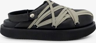 Rick Owens Sandali Megalace in pelle - RICK OWENS - gender_Man