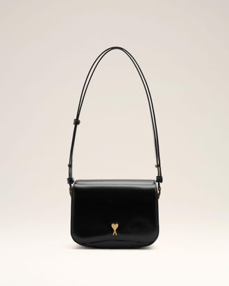 Ami Black Cow Leather Paris Paris Bag Black - OS - Unisex