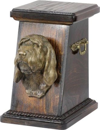 OEM Gran Grif&oacute;n De Vend&eacute;en, Gran Grif&oacute;n De Vend&eacute;en: Urna Para Cenizas De Perro, Elegante Urna Con Estatuilla, Urna Conmemorativa Con Busto De Perro De Art