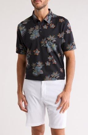 Travis Mathew Secluded Island No Logo Polo in Black at Nordstrom Rack, Size Xxx-Large