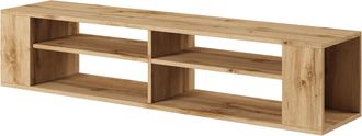 Selsey Selsey - Weri - Mueble De Tv Colgante - Para La Sala De Estar - 140 Cm - Roble Wotan - Moderno