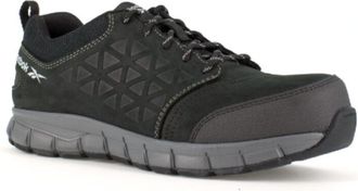 Reebok IB1036-1S3 excel light scarpe basse da lavoro antinfortunistica N.44 in nylon/pelle nero S3 con puntale in alluminio e resistenti allacqua Nero 44