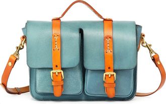 OLD TREND Speedwell Leather Satchel in Turquoise at Nordstrom Rack