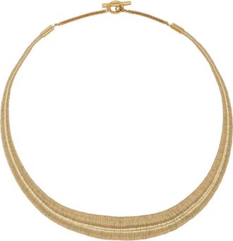 Jil Sander Collana scolpita - Oro