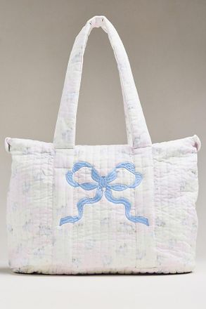LoveShackFancy Aja Patterned Tote Bag