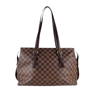 Louis Vuitton Pre-owned Shoulder Bags, female, Brown, Size: ONE SIZE Pre-owned Vintage Damier Shoulder Bag