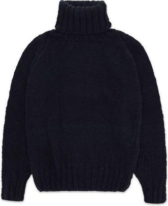 Fortela Merino Wool Turtleneck Pullover in Navy Blue at Nordstrom, Size X-Large Eu
