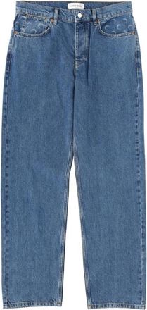Marine Serre Moon Print Denim Jeans - Heren - Loose Fit Jeans - Blauw - S - Denim - Jeans