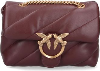 Pinko Love Puff Mini Bag - Bordeaux