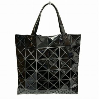 Issey Miyake Black Rubber Handbag Tote Bag (Pre-Owned)