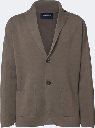 Thom Sweeney Blazer de punto de lana