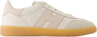 Hogan Leren Sneakers - Dames - Sneakers - Wit - 36 1/2 EU - Leer - Schoenen