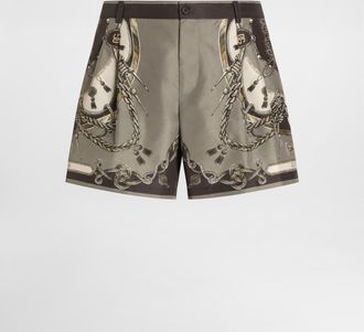 Dolce & Gabbana Swim Short Corto - Man Beachwear Multicolor 46