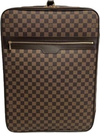 Louis Vuitton Pre-owned Vegas 50 Damier Ebene Luggage - unisex - Vintage Weekendtas - Bruin - ONE Size - Vintage