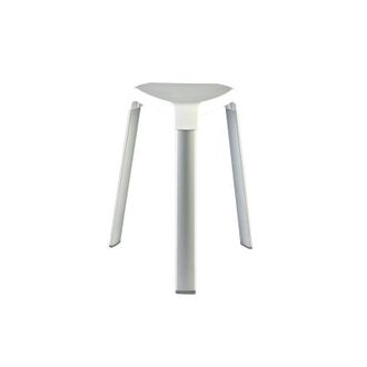 MSV Msv - Taburete Blanco Pies Alu Anti-derapante