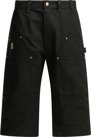 Junya Watanabe Wq-P911-S261 Cargo Werkbroek - Heren - Korte Broeken - Zwart - L - Katoen - Korte Broeken