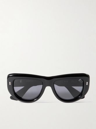 Jacques Marie Mage + Erin Wasson Occhiali Da Sole In Acetato Con Montatura Quadrata The Sud - Nero