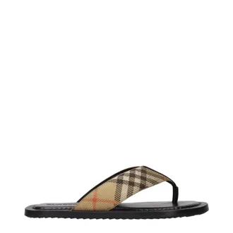 Burberry Padiglione Infrarossi Uomo In Tessuto Beige E Nero