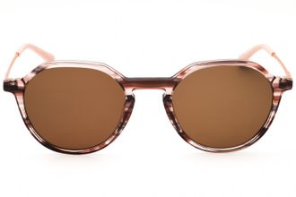 Cole Haan CH6503 Round Acetate Sunglasses - Brown