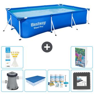 Bestway Piscina Bestway Steel Pro Rectangular - 300x201x66 Cm - 7-piezas S238