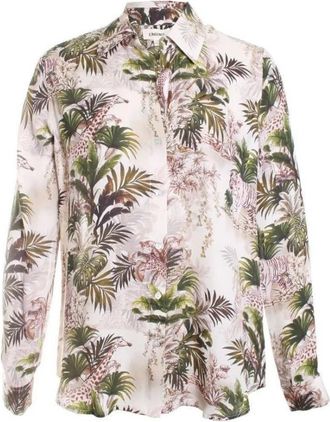 L'agence Stijlvol Shirt - Dames - Overhemden - Veelkleurig - S - Katoen - Overhemden
