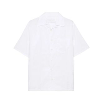 Prada Logo-patch Bowling Shirt