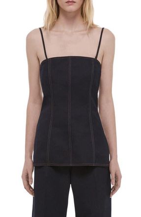 Helmut Lang Minimal Camisole in Navy Melange at Nordstrom, Size 12