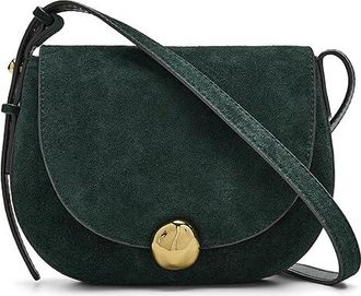 Madewell Suede Sm Dakota Saddle Crossbody Shoulder Womens Handbags Midnight Forest, Leather
