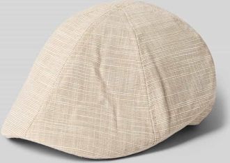 M&uuml;ller Headwear Schieberm&uuml;tze mit Strukturmuster in Beige, Gr&ouml;&szlig;e L