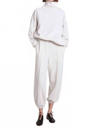 Apiece Apart Artia Balloon Pant In Cream