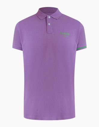Iceberg Mens Ice Iceberg Purple Polo Shirt - Size: 40