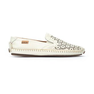 Pikolinos Geperforeerde zomerloafer - Off White - Dames - Loafers - Beige - 42 EU - Schoenen