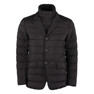 Herno Heren, Jassen, Zwart, Maat: 5XL Polyamide