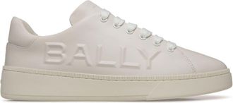 Bally Raise logo-embossed leather trainers - men - Calf Leather/Rubber/Fabric - 42.5 - White
