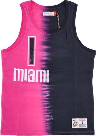 Mitchell & Ness NBA Tie Dye Tank Chris Bosh - Heren - Fitness - Veelkleurig - XL - Katoen - Fitness