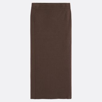 La Redoute Collections Rechte lange rok, in tricot