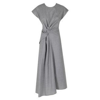 Victoria Beckham Kleedjes, Dames, Grijs, S, Midi Jurken