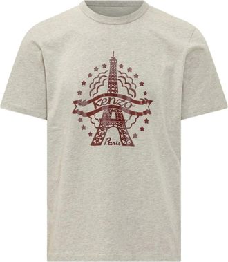 Kenzo T-shirt - Heren - T-shirts - Grijs - L - Nylon - Tops