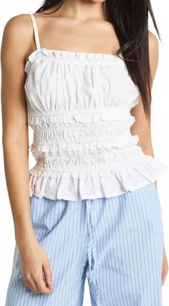 bobi Mia Cami Top In White