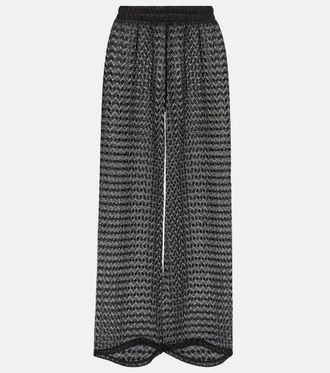 Melissa Odabash Sienna crochet wide-leg pants
