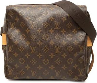 Louis Vuitton Pre-owned Naviglio - Dames - Vintage Schoudertas - Bruin - ONE Size - Leer - Vintage